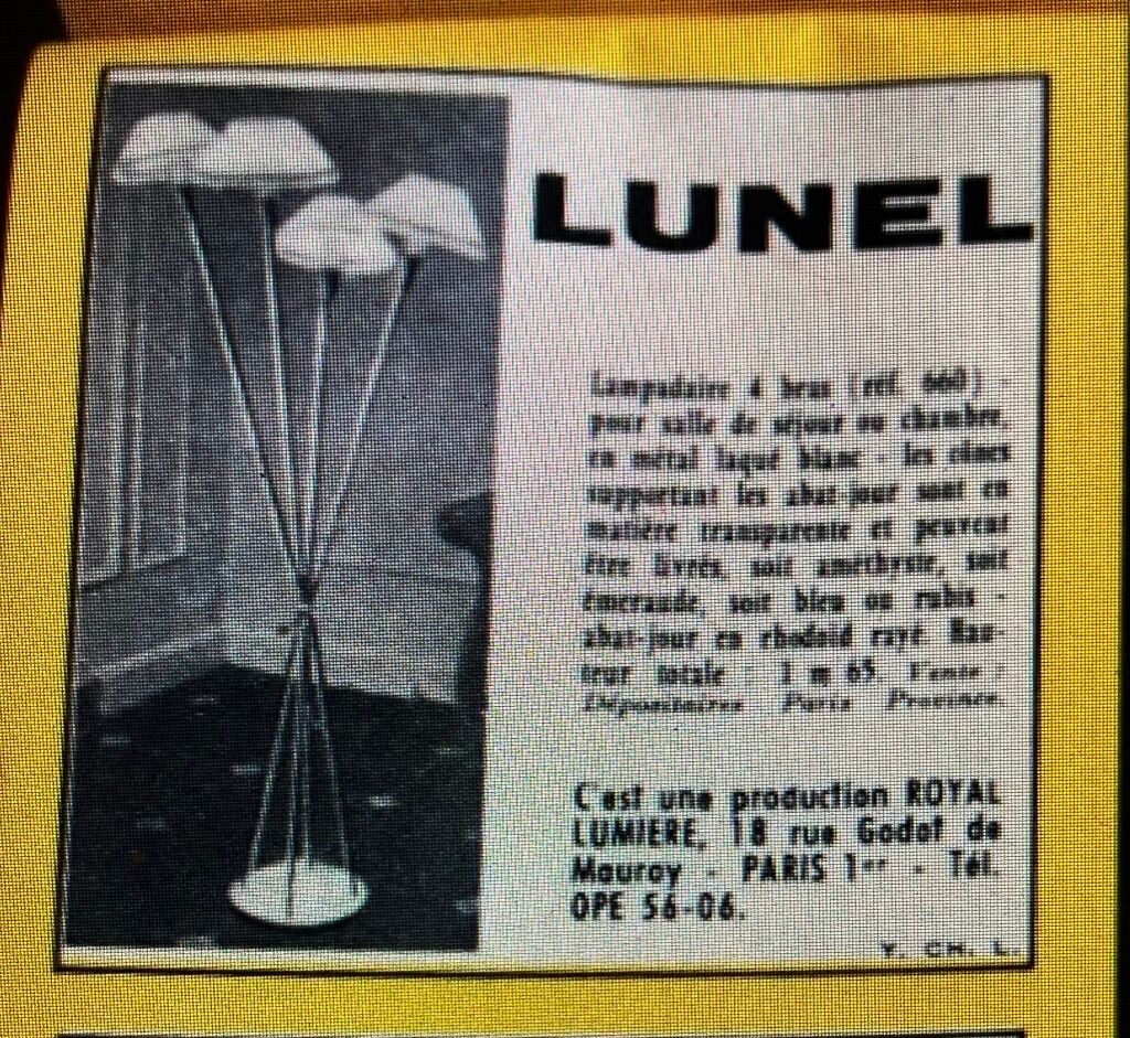 Floor lamp Maison Lunel France