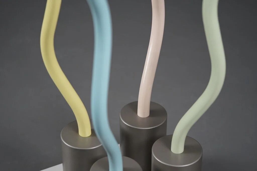 Table prototype Le Strutture Tremano par Ettore Sottsass pour Belux