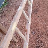 Échelle de maraîcher récolte fruitière en bois ancien -3m65