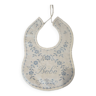 embroidered baby bib