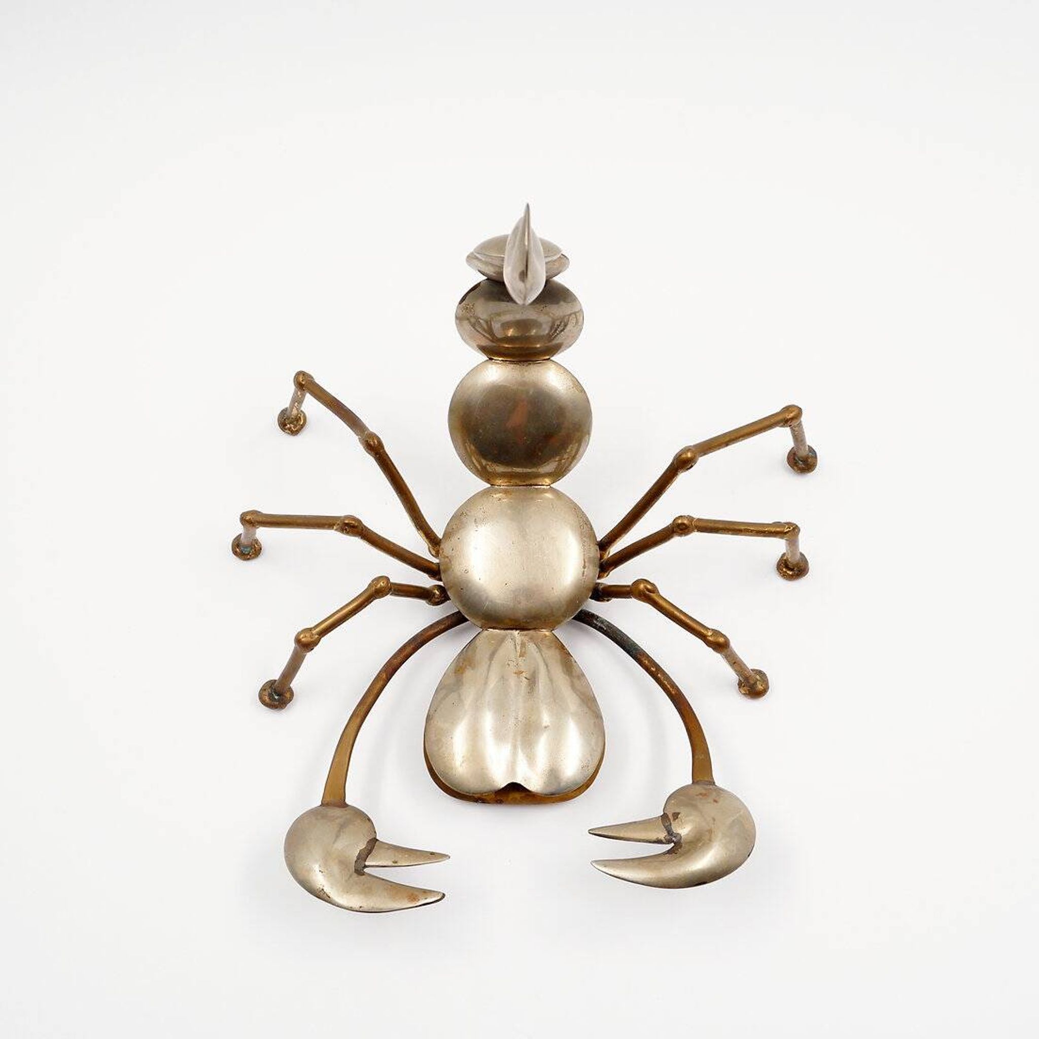Brass and metal scorpion - 1970s