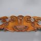 Antique coat rack in stained beech, Italy, 19th century.