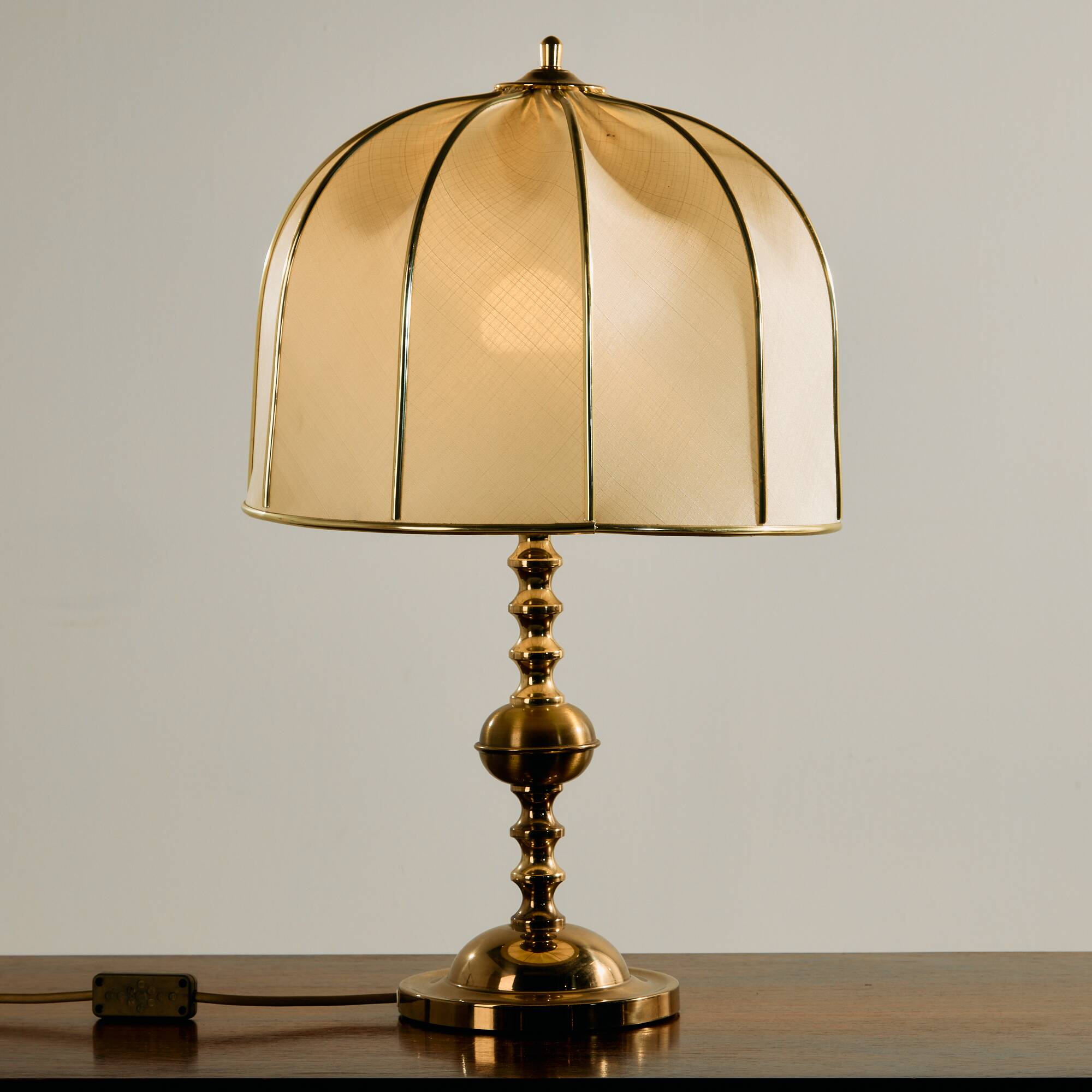 Brass table lamp