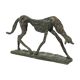 Statue en bronze d'après Alberto Giacometti Sculpture de chien 44 cm
