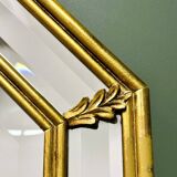 Vintage neoclassical octagonal mirror by Deknudt, Belgium, 1980s