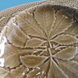 Gien platter, compartmentalized earthenware appetizer serving tray