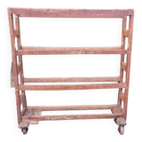 Bakery shelf on wheels