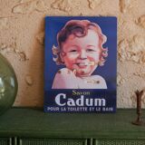 Cadum Soap Perpetual Calendar Plate