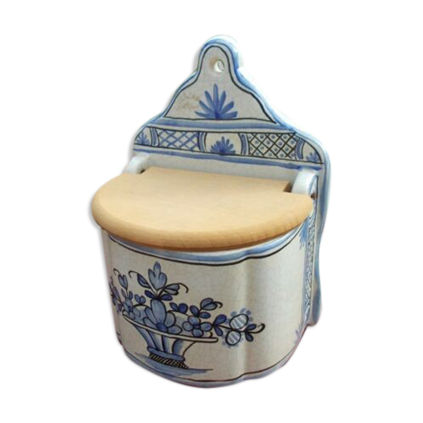 Ceramic salt box Forge les Eaux Rouen