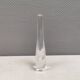 Slim transparent vase in crystal glass from Örrefors Sweden 1980s