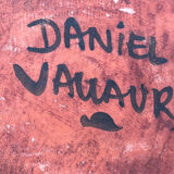 Decorative flat plate Daniel Vallauris vintage