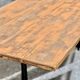 Table bistrot ancienne  pieds fonte