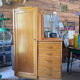 Vintage asymmetrical chest of drawers