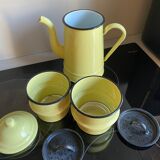 Cafetière ancienne jaune