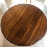 Half moon walnut table