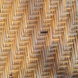 Rattan and wicker bench 1960