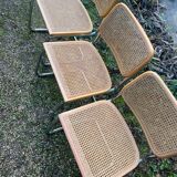 6 mid-century Marcel Breuer B32 Cesca chairs,