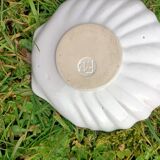 Retro ceramic shell soap dish set