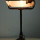 Green and black banker's lamp, Art Nouveau, 1920s
