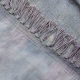 5x7 distressed gray blue hemp carpet232x156cm