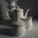 Service tea/coffee grounds Lustucru porcelain