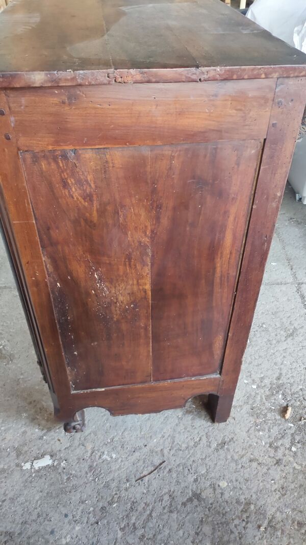 Bahut 2 portes 3 tiroirs noyer