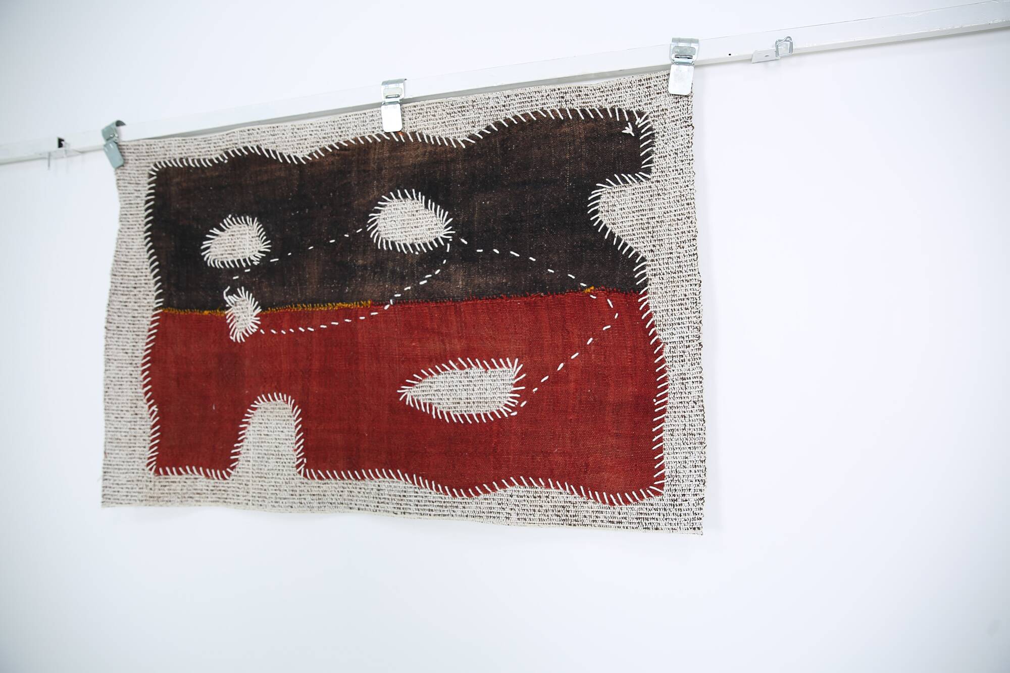 Vintage Wall Hanging Rug, Boho Woven Tapestry, Wall Art, 64x104 Cm