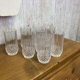 Série de 9 verres en cristal