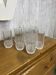 Set of 9 crystal glasses