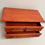 Maugrion rattan chest of drawers from the 60s/70s