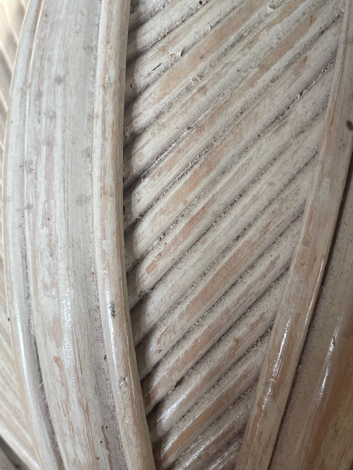 Rattan and bamboo lotus flower wall lamp