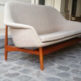Sofa organic Danish Ib Kofod - Larsen for Carlo Gahrn of 1957