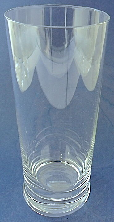 Suite of six glasses with orangeade, long drink, water or table in colorless crystal.