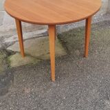 Vintage side table light wood