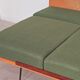 Green folding bench sofa by UP Zavody 1970
