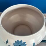 Soupière longchamp fleur bleu