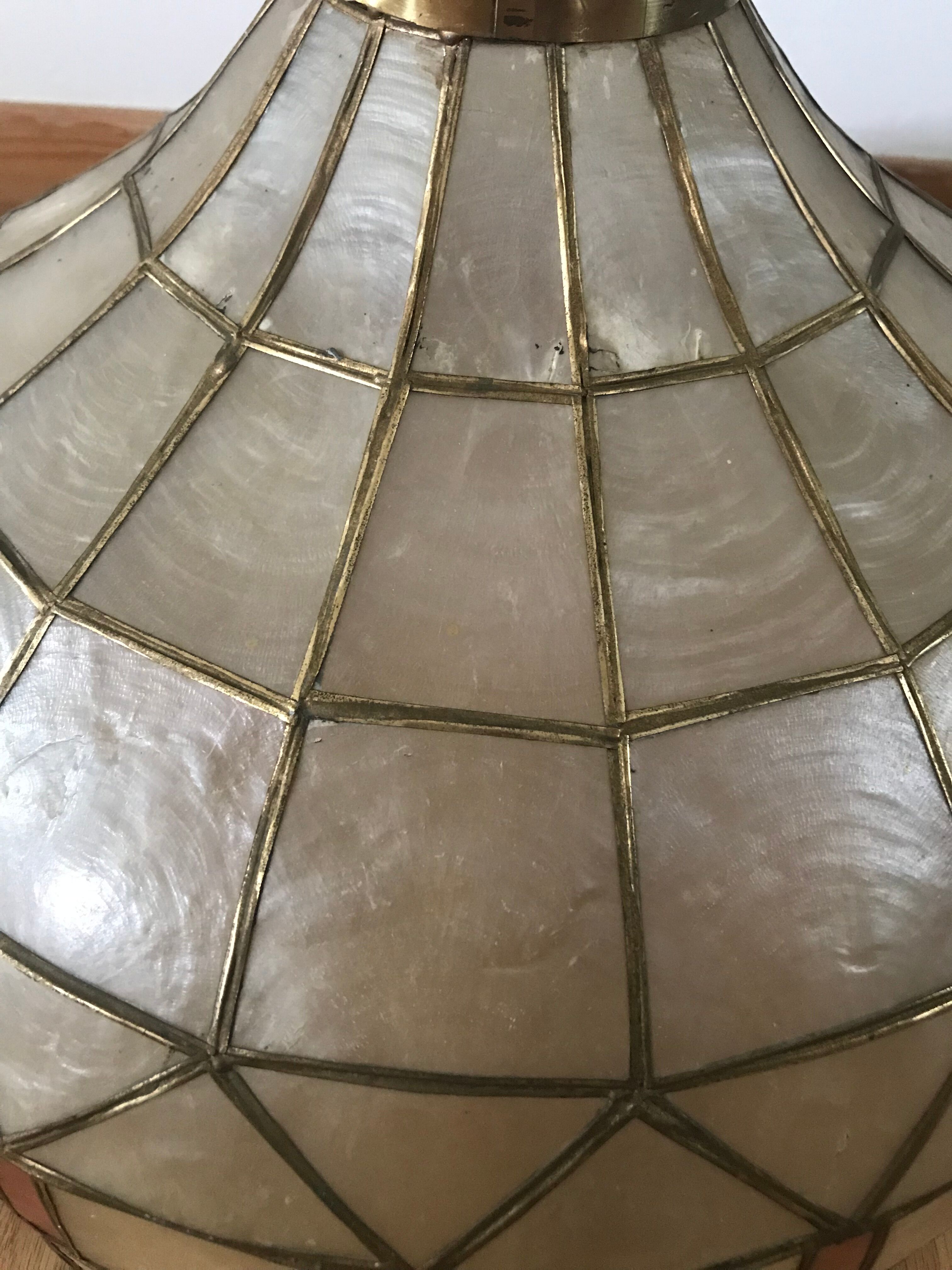 Mother-of-pearl and brass daybat