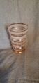 Golden blown glass Art Deco vase