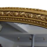 Miroir doré du 19ème siècle