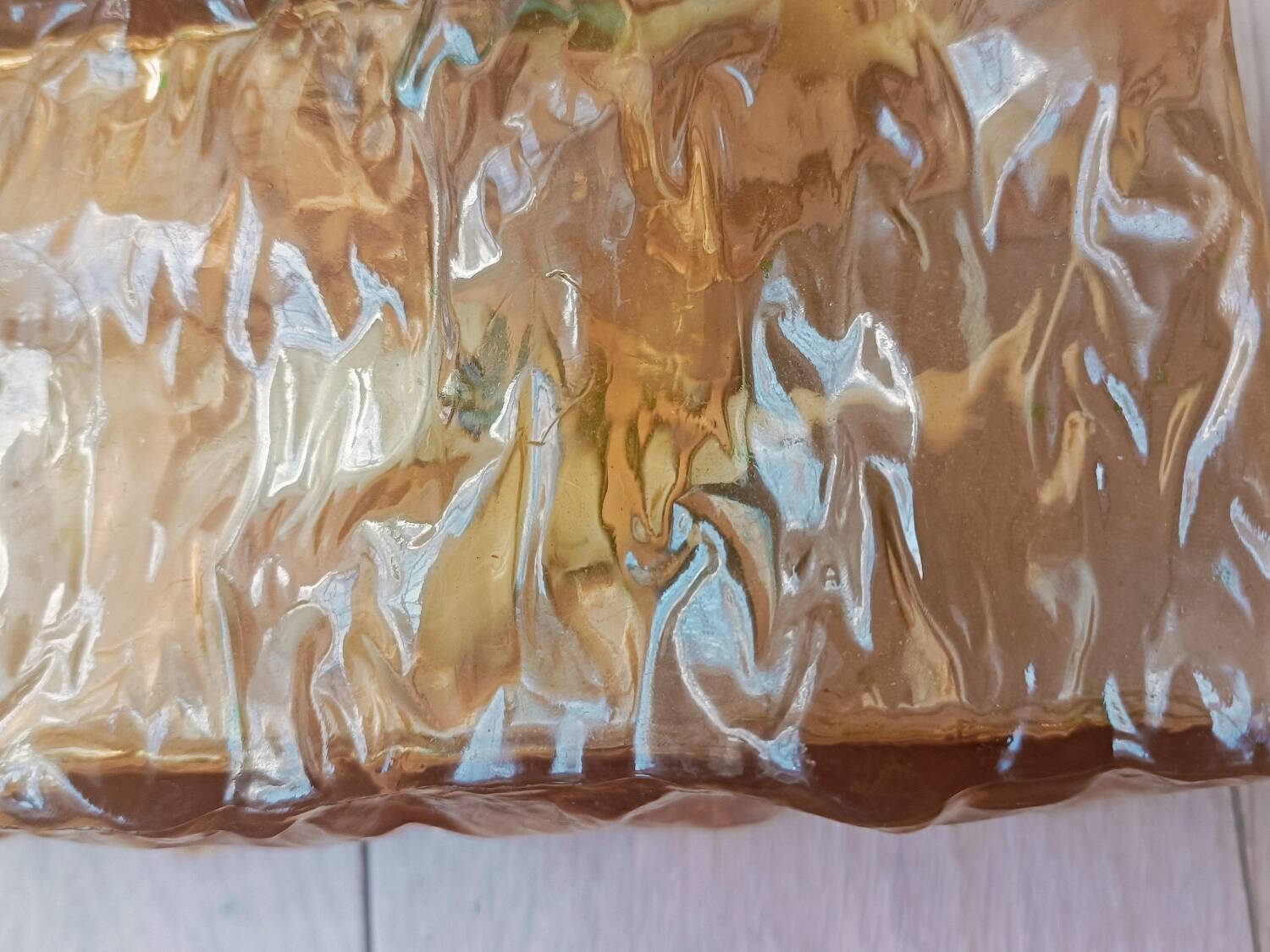 Three 1960s Perspex wall lights