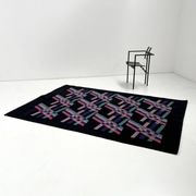 Geometric patterned rug by Missoni, 1980