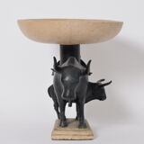 Etruscan style table center, 1970s.