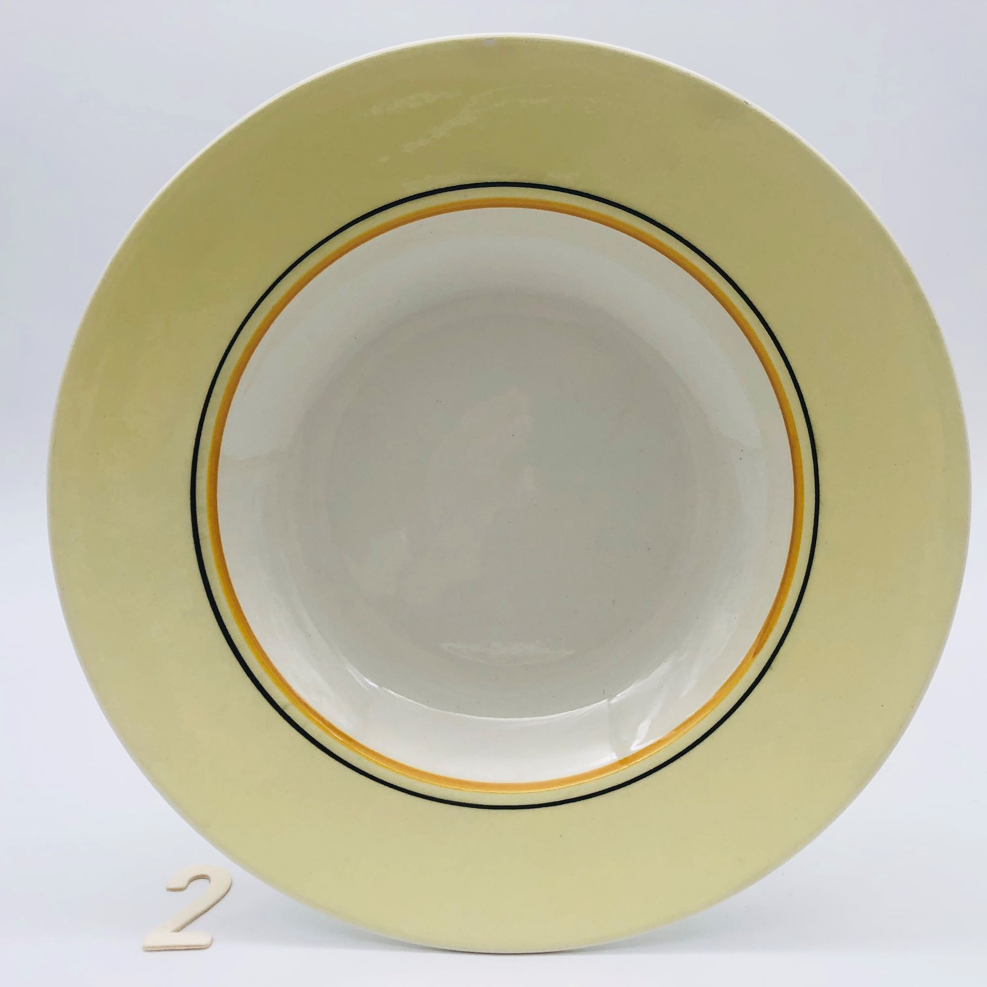 6 hollow plates "Gien", model Val d'Isère