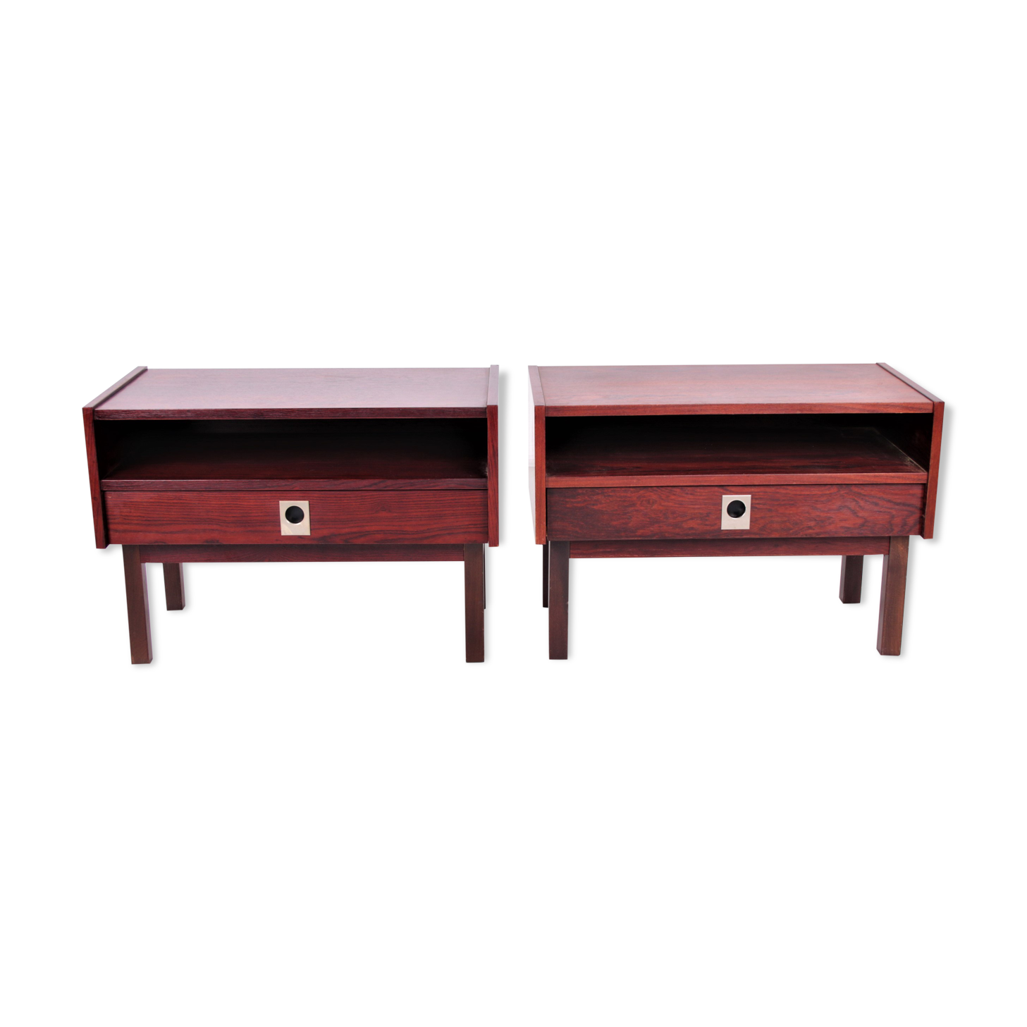 Danish rosewood bedside tables, 1960s