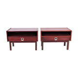 Danish rosewood bedside tables, 1960s