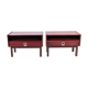 Danish rosewood bedside tables, 1960s