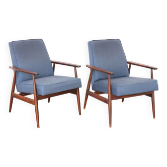 Pair of Fox armchairs by Henry Lis