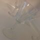 Six glasses with liqueur on foot, vintage 60s/70