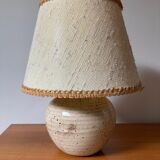 Ceramic lamp with lampshade the Grottes Dieulefit