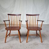 Set of 2 mid century chairs by Billund Stolefabrik